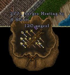 277 Charges of Heal<br />20 items ( both wands and staffs )<br />Buyout: 6925 ( 25g/charge )