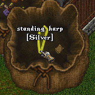 Standing Harp [silver]