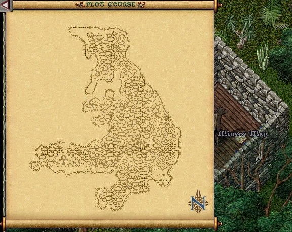 screenshot of the map