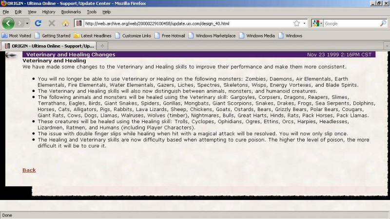 According to this you shouldn't be able to heal some monsters you currently can using bandages such as skeletons.