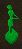 Winter Festive Statue Green.JPG