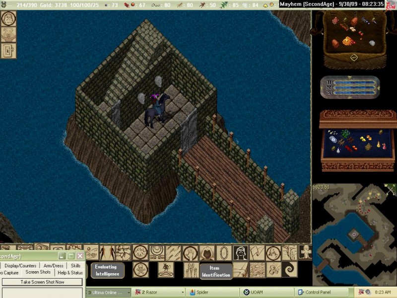 There was 1 Evil Mage that spawned in here. The very second he was killed, another would replace him within seconds.....